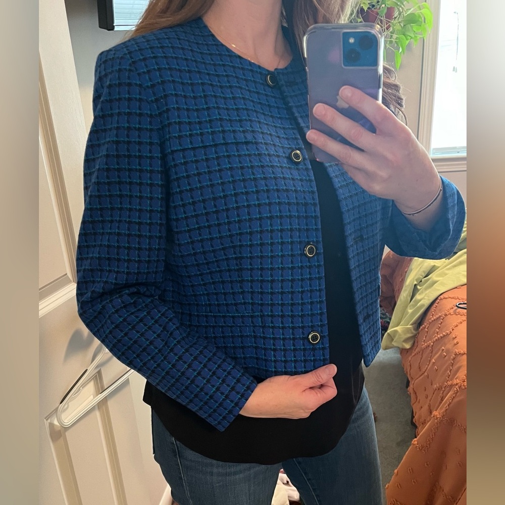 Pendleton - Gorgeous Petite Pendleton Wool Blazer… - image 1